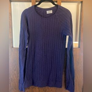 Athleta Deep Purple Long Sleeve Top